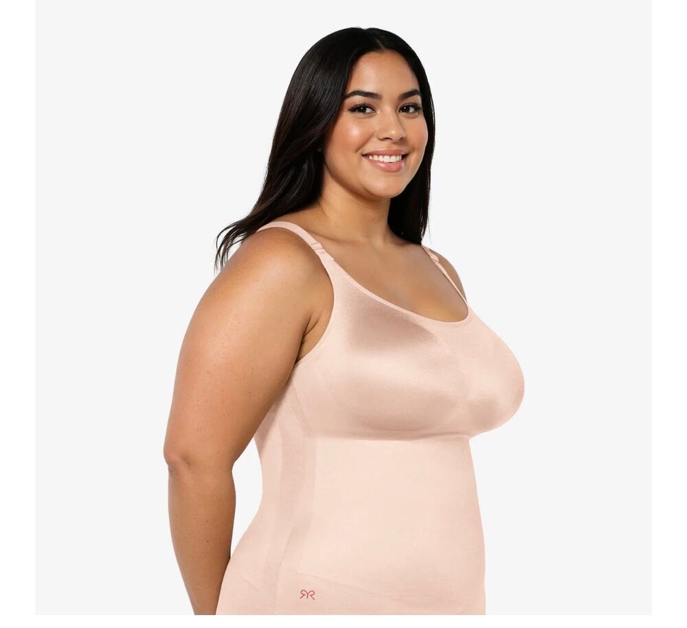Ruby Ribbon Ultimate Cami Maximum Support Shapewear Style 3056 Pale Women 50 NIB